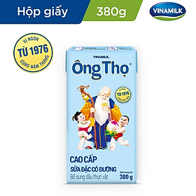 SỮA ĐẶC CÓ ĐƯỜNG ÔNG THỌ CHỮ XANH - HỘP GIẤY 380G