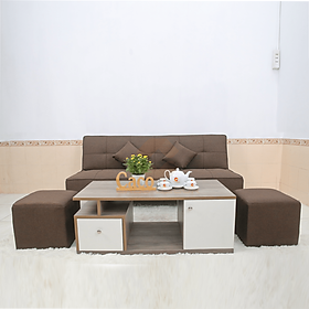 Mua BỘ BÀN GHẾ SOFA BED CACO MÀU NÂU