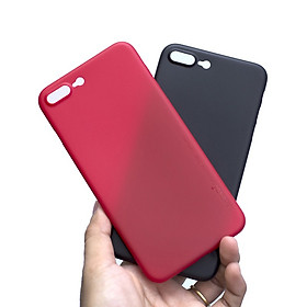Ốp lưng nhám hiệu Memumi cho iPhone 7 Plus / iPhone 8 Plus có gờ bảo vệ camera mỏng 0.3mm - Sản phẩm chính hãng