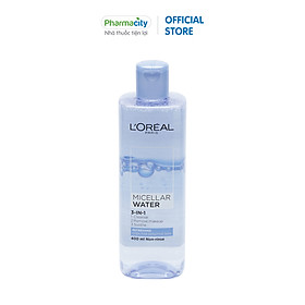 Nước tẩy trang tươi mát L'Oreal Micellar Water Refreshing (400ml)