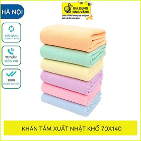 Khăn Tắm Xuất Nhật Khổ 70x1.4M Siêu Mềm, Siêu Mịn, Giá Bán Tận Kho Sản Xuất