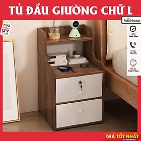 Mua Tủ Đầu Giường ( Có Ngăn Khoá ) Kệ Đầu Giường Tab Đầu Giường Gỗ MDF Cao Cấp Loại 1 Ngăn Kéo Và Loại 2 Ngăn Kéo Thiết Kế Sang Trọng Tiện Ích
