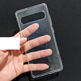 Ốp lưng silicon cho Samsung Galaxy S10 5G (trong suốt)- Hàng nhập khẩu