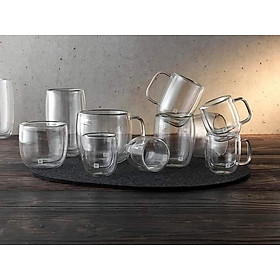 Mua Bộ 2 cốc thủy tinh 2 lớp có quai cầm Zwilling Sorrento 450 ml Hàng chính hãng