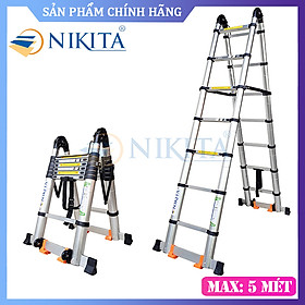 Thang nhôm rút chữ A - NIKITA AR50