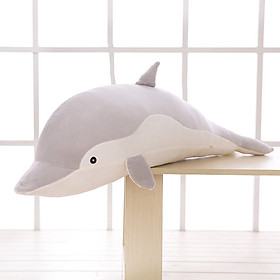 Thú Bông Cá Heo Ghi Dolphin 55cm Siêu Dễ Thương