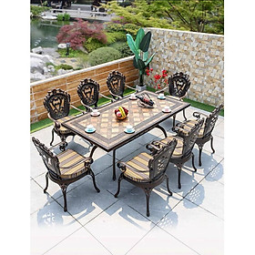 Mua Bàn ghế ngoài trời - Bàn sân vườn BV14 Linhlandecor ( Giá bàn chưa có ghế)