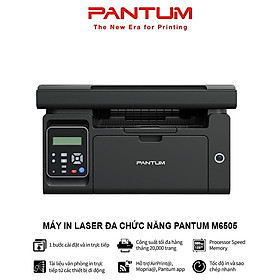Mua Máy in Laser đa chức năng PANTUM M6505  in đen trắng  tốc độ cao  scan  photocopy  khổ giấy A4 (Hàng chính hãng)