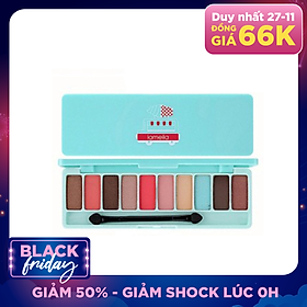 Bảng Phấn Mắt 10 Màu Tông Lì và Nhũ Lameila Play Color Eyes