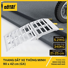 Thang Dắt Xe Thông Minh Đặt xéo cho thềm cao từ 21 đến 55 cm