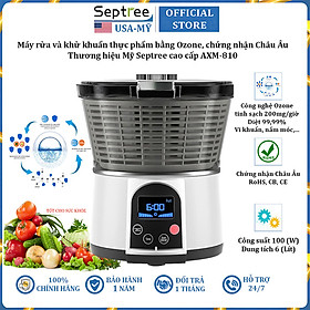 Mua Máy rửa thực phẩm và khử khuẩn bằng Ozone Septree AXM-810 - Công suất 100W - Dung tích 6 lít