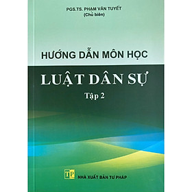 Hình ảnh Sách - Hướng dẫn môn học Luật dân sự - Tập 2