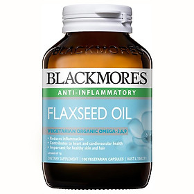 Dầu Hạt Lanh Blackmores Flaxseed Oil 1000Mg Hộp 100 Viên