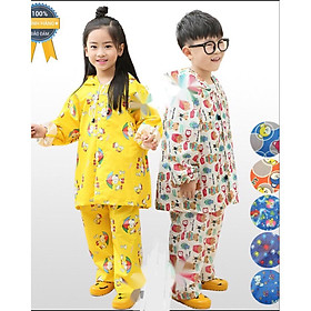 Mua Áo mưa bộ trẻ em vải siêu nhẹ chống thấm cực tốt (đủ size-siêu bền)