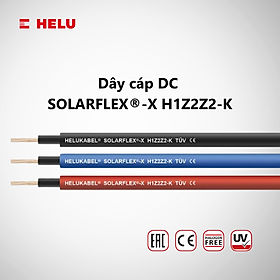 Dây cáp DC HELUKABEL SOLARFLEX-X H1Z2Z2-K | Red | 1 x 10 mm²