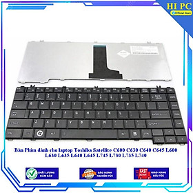 Bàn Phím dành cho laptop Toshiba Satellite C600 C630 C640 C645 L600 L630 L635 L640 L645 L745 L730 L735 L740 - Hàng Nhập Khẩu 