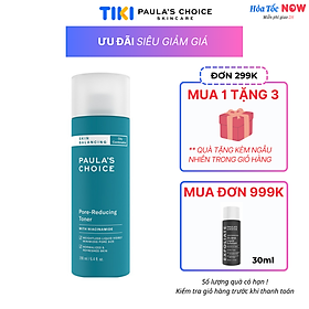 Nước Hoa Hồng Cân Bằng Và Điều Chỉnh Lỗ Chân Lông Paula's Choice Skin Balancing Pore Reducing Toner (190ml)