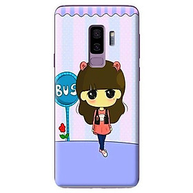 Ốp Lưng Điện Thoại Dành Cho Samsung Galaxy S9 Plus - Anime Cô Gái Đứng Bus