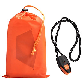 Emergency Survival Sleeping Bag, Thermal Bivy Sack Blanket, Waterproof Lightweight, Portable Sack for Camping Hiking Outdoor Adventure Activities