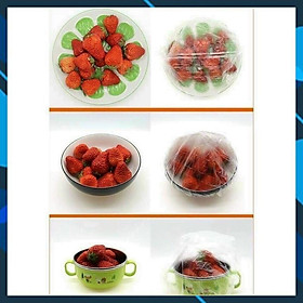 Mua sét 100 MÀNG BỌC thực phẩm túi gấu có chun co giãn tái sử dụng