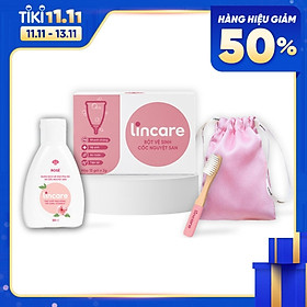 Combo 4 sản phẩm Lincare vệ sinh và bảo quản cốc nguyệt san Full