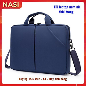 Túi laptop đeo vai 15.6 inch B1068 NASI nhiều ngăn hàng cao cấp mẫu đẹp thời trang cặp xách đựng máy tính nam nữ chống sốc