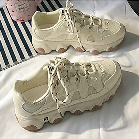 IELGY Comfortable sneakers women's wild fashion thick soles were thin and light casual shoes