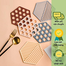 Mua Miếng lót nồi  lót chén  lót ly cách nhiệt bền đẹp nhiều mẫu phù hợp cho decor phòng hiện đại