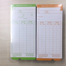 Mua 2 XẤP THẺ GIẤY CHẤM CÔNG- BÌA CỨNG- HÀNG NHẬP KHẨU