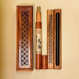 Mua Combo Thượng Hạng Gồm Nhang Trầm Không Tăm  Ống Gỗ  Hộp Xông  Hộp Lớn