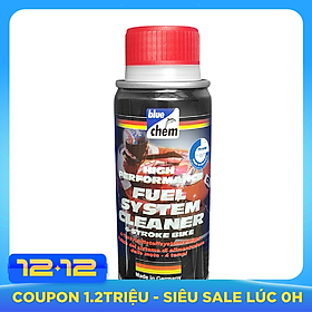Dung Dịch Vệ Sinh Hệ Thống Xăng Cho Mô Tô Xe Máy Bluechem Fuel Sysem Cleaner (50ml)