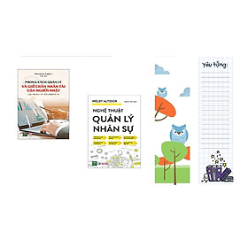 Hình ảnh  Combo 2Q: Phong Cách Quản Lý Và Giữ Chân Nhân Tài Của Người Nhật+Nghệ Thuật Quản Lý Nhân Sự / Tặng kèm Bookmark Happy Life 