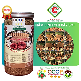 Trà NẤM LINH CHI HÀN QUỐC XÂY SỢI THẠNH PHÁT 100% tự nhiên SẢN PHẨM CAO CẤP hộp 180gr  giúp thanh lọc cơ thể tốt cho gan thận mật FREESHIP ở HCM 