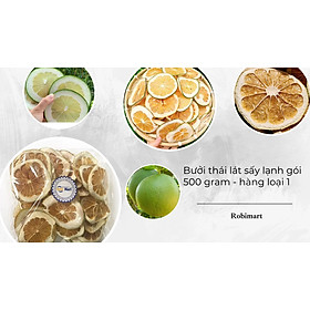 Bưởi thái lát sấy lạnh gói 500 gram - hàng loại 1