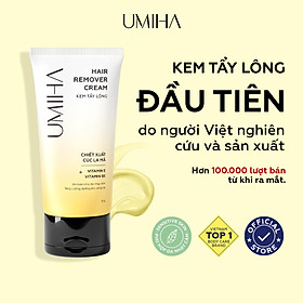 Kem tẩy lông cúc la mã UMIHA 65g dùng cho Bikini, Nách, Chân, Tay, Bụng, Ngực an toàn cho da nhạy cảm