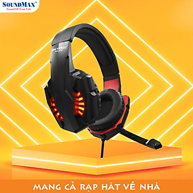 Tai Nghe Chụp Tai Có Micro Tích Hợp SoundMax AH-315 | Gaming Headset SoundMax AH315 - Hàng Chính Hãng