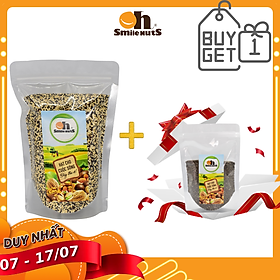 Hạt Quinoamix 3 màu SMILENUTS túi 500g - Nhập khẩu từ Peru gồm quinoa trắng