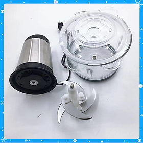 Mua Máy xay thịt đa năng cối inox 304 4 Lưỡi Đa Năng  Công suất 250W- Xay thịt  xay tỏi ới  xay rau củ quả - Hàng Chất Lượng