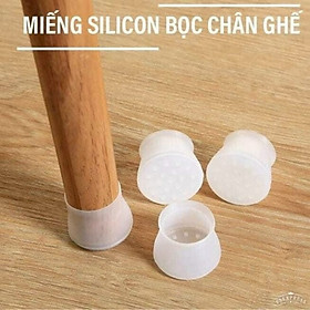 Mua Combo 4 Chiếc Bọc Tròn Silicon Bảo Vệ Chân Bàn Ghế