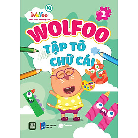 Sách WOLFOO Tập Tô Chữ Cái - Tập 2