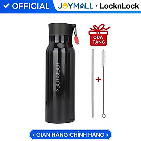 Mua Bình Giữ Nhiệt Thép Không Gỉ Lock&Lock Name Tumbler LHC4125 (500ml) - Hàng Chính Hãng  Chất Liệu Thép Không Gỉ  Giữ Nhiệt Nong và Lạnh Tốt - Tặng Kèm Ống Hút Inox Và Cọ Rửa Ống Hút