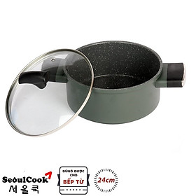 Mua Nồi chống dính đáy từ 24 cm cao cấp Hàn Quốc Seoulcook Healthy  phong cách Châu Âu  dùng được tất cả các bếp/ Induction
