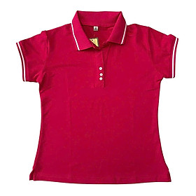 Áo Thun Nam Nữ Cổ Bẻ Phong Cách Hàn Quốc Vải Cá Sấu Sấu Mè Có Viền