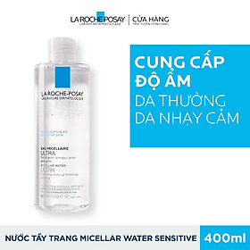 Nước Tẩy Trang La Roche-Posay Dành Cho Da Nhạy Cảm 400ml Micellar Water Ultra Sensitive Skin 400ml