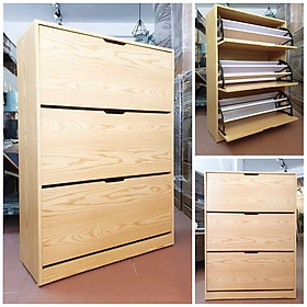 Mua Tủ Giầy Thông Minh  Kệ Để Giầy Dép Gỗ Công Nghiệp MDF Cao Cấp Kích Thước 80x120x30 Cm