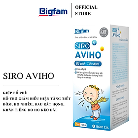 Siro giảm ho bổ phế Aviho Bigfam 100ml