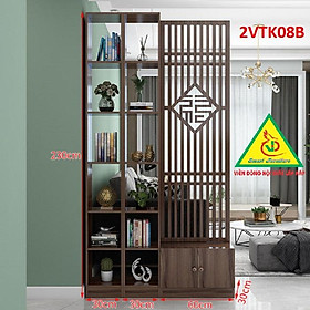 Mua Tủ kệ trang trí kiêm vách ngăn phòng khách   nhà bếp 2VTK08
