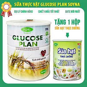 [Tặng kèm 1 hộp Sữa Hạt] Sữa Thực Vật Glucose Plan Soyna 800g chính hãng date mới nhất, sữa thực vật thuần chay dành cho người tiểu đường, tim mạch đạt chuẩn ISO 22000:2018 và FDA Hoa Kỳ