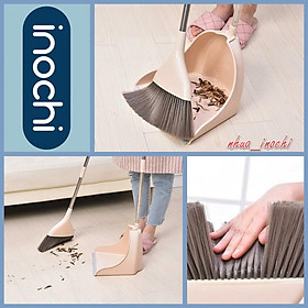 Mua Chổi Quét Nhà Kèm Hót Rác đa năng thông minh Cao Cấp Inochi có gạt nước  XOAY 360 độ  LỌC LÔNG TÓC