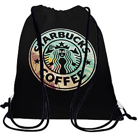 Túi Dây Rút Unisex In Hình Starbucks Coffee - BDTE151